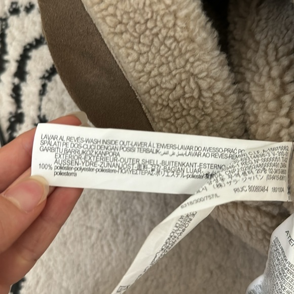 Zara Sherpa Lined Jacket - Picture 5 of 9
